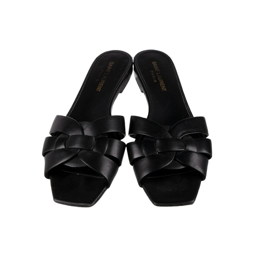 ‼️SOLD‼️ Saint Laurent Tribute Leather Slides